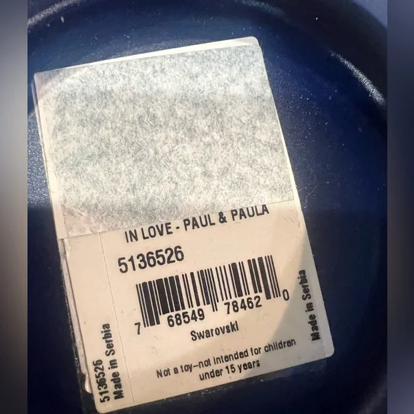 Swarovski Elephants in Love “Paul & Paula” Figurine Collectible with Box - Picture 4 of 4